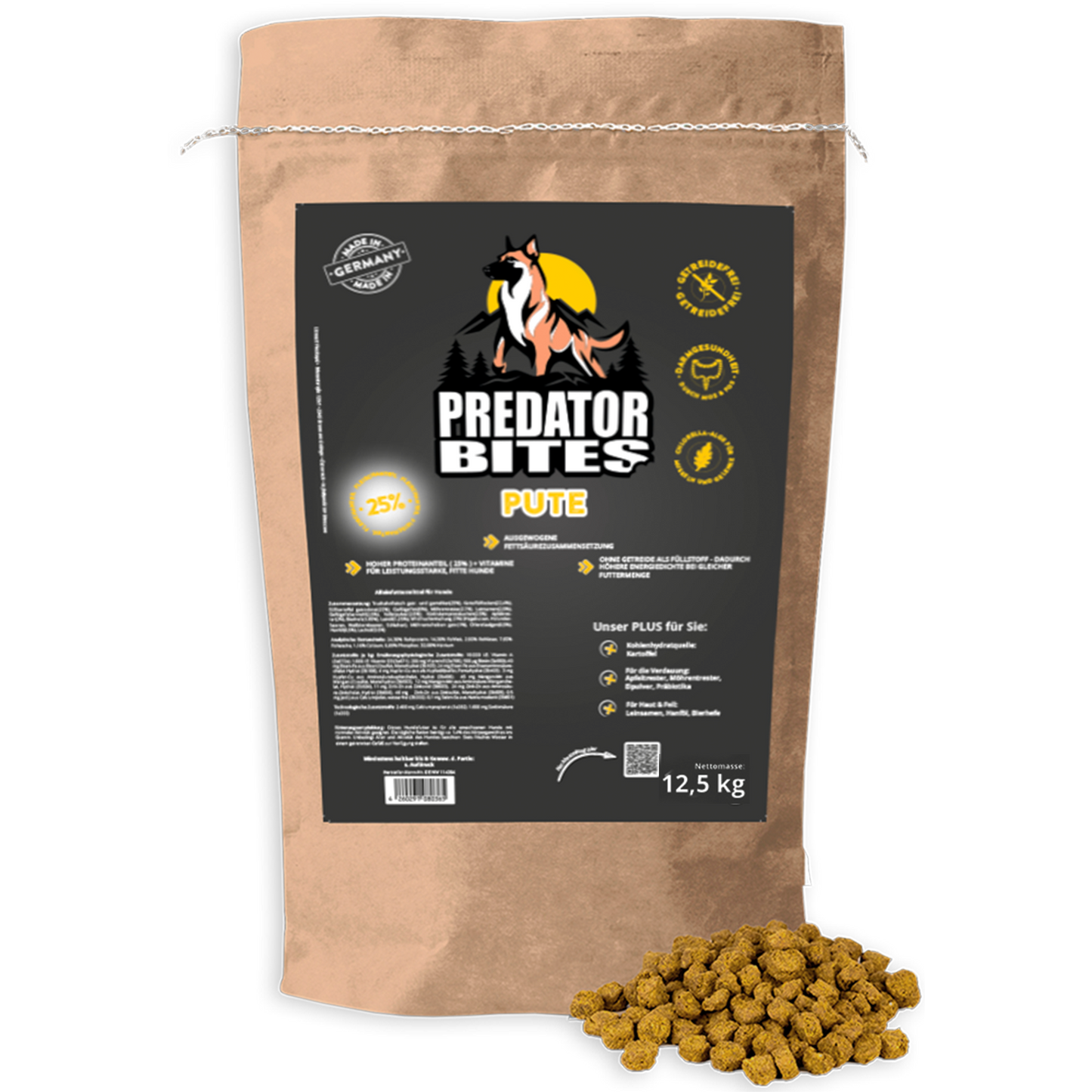 12,5 kg Pute - Predator Bites