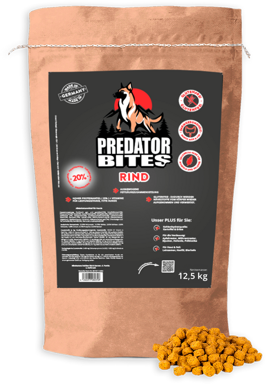 12,5 kg Rind - Predator Bites